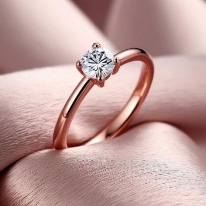 Picture of Rose gold diamond Ring