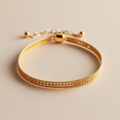 Picture of kids gold bracelet