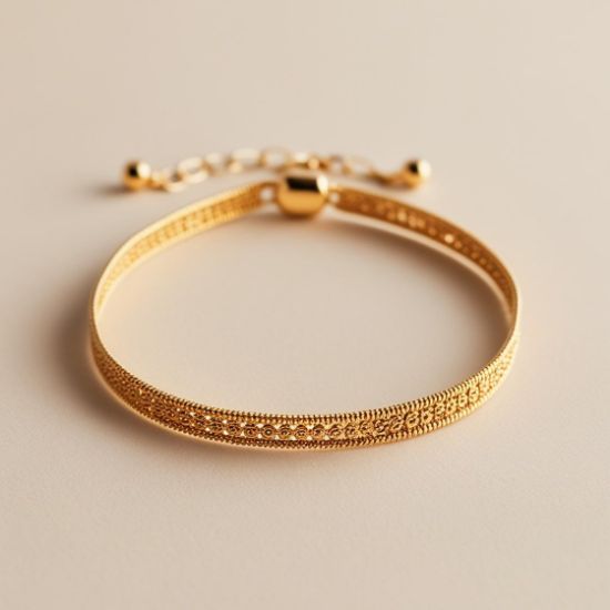 Picture of kids gold bracelet