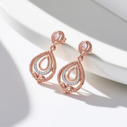 Picture of Earrings Drops rose gold