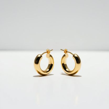 Picture of Ring Earrings  gold For Kids