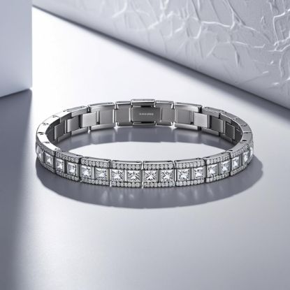 Picture of Diamond mens bracelet