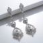 Picture of Chandbali platinum long earring