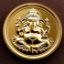 Picture of Lord Ganesha 22k Coin